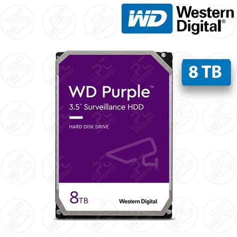 HDD WESTER DIGITAL 8TB WD8001PURP PURPURA PRO 256MB 7200RPM