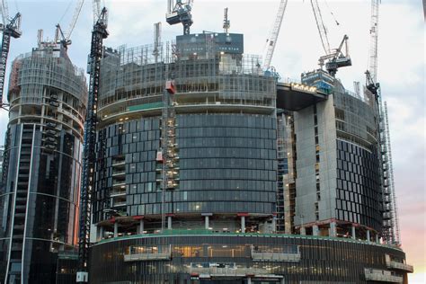 Queens Wharf Centerpiece Takes Shape Queens Wharf Tower