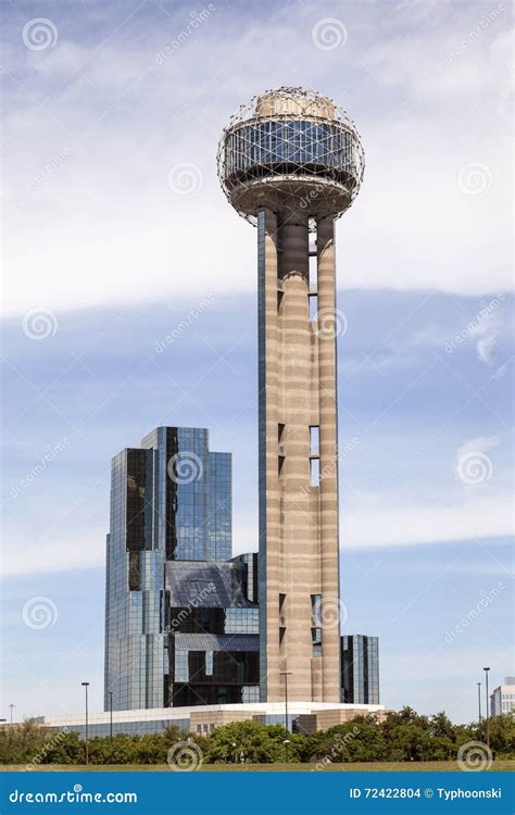 Reunion Tower In Dallas Tx Usa Editorial Stock Image Image Of