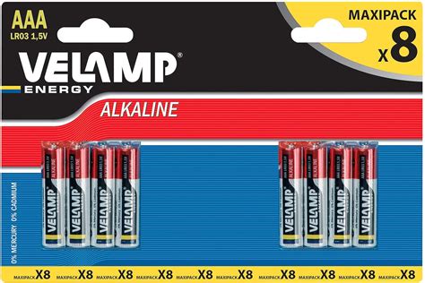 Velamp Pila Alcalina Mini Stilo Lr Aaa V Blister Da Pile