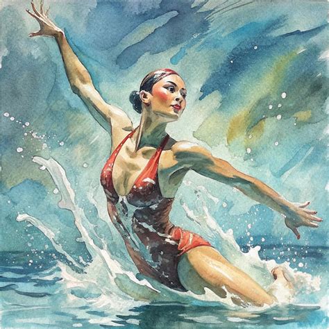 A Painting Of A Woman In A Red Bikini With The Words Quot Shes A