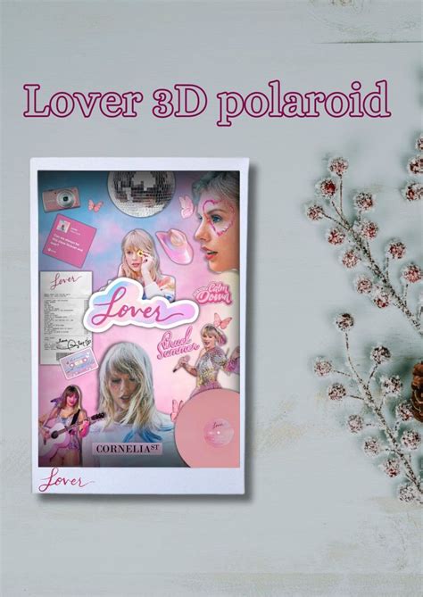 Diy Lover 3d Polaroid Template Link In Bio Amelie