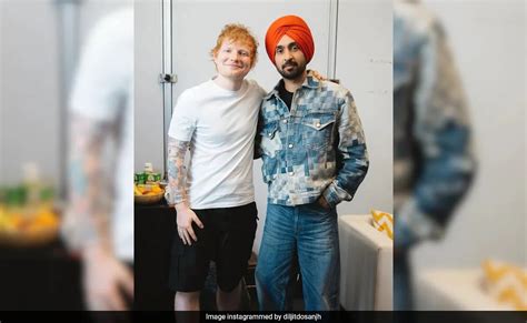 Diljit Dosanjh Says Ed Sheeran Rehearsed Singing In Punjabi Before