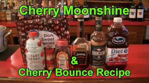 Cherry Moonshine Recipe Best Cherry Bounce Cheery Moonshine Easy