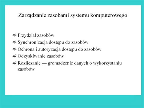 Systemy Operacyjne Ppt Pobierz