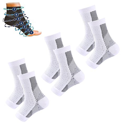 SDJMa 3 Pairs Neuropathy Socks Soothers Soothe Relief Socks For