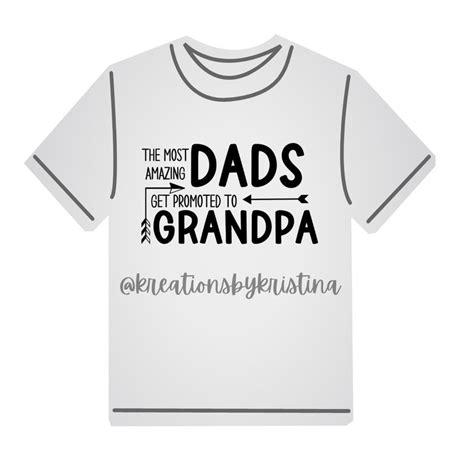 Amazing Dad Get Promoted To Grandpa SVG Etsy