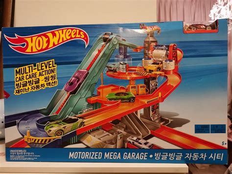 Hot Wheels Motorized Mega Garage New Set And Ready Stock Hobbies Toys Toys Games On