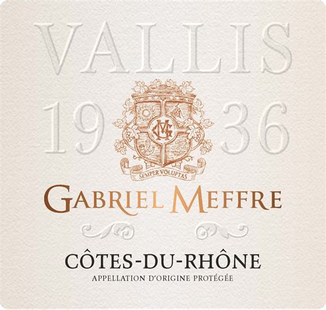 C Tes Du Rh Ne Vallis White Gabriel Meffre Collection