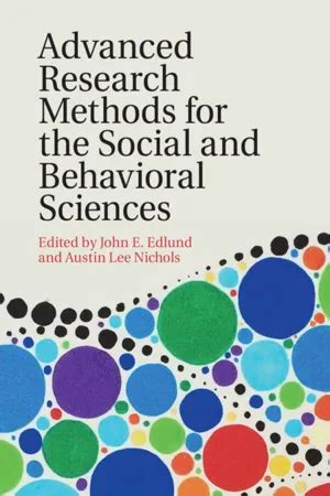 Pdf Advanced Research Methods For The Social And Behavioral Sciences