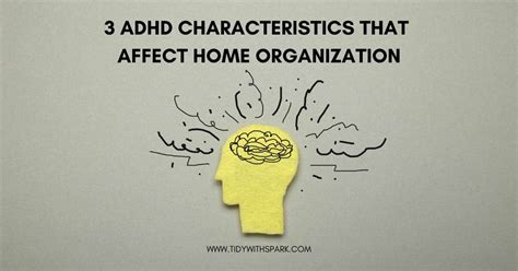 3 Adhd Characteristics That Affect Home Organization