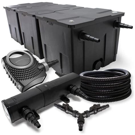 Kit filtration bassin SUNSUN 90000l Stérilisateur NEO10000 80W