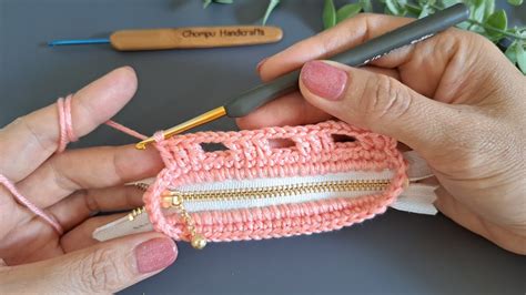 How To Crochet Coin Purse With Zipper 🎁 Easy Crochet Stitch🎁 Youtube