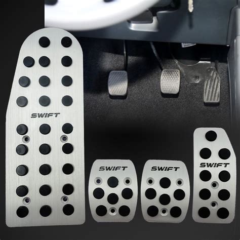 2020 Car Accessories For SUZUKI SWIFT MT Aluminium Alloy Non Slip Accelerator Brake Pedal Foot ...