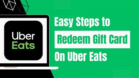 How To Redeem Uber Eats Gift Card Online Use Uber Eats Gift Card