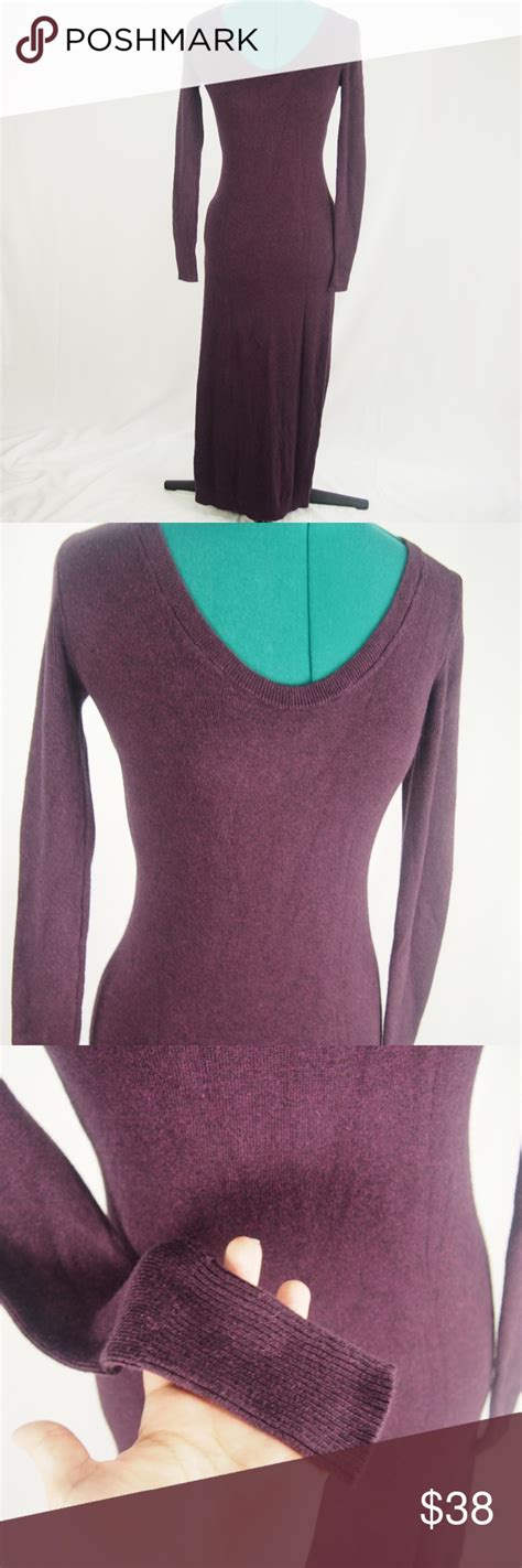 Victorias Secret Cozy Long Purple Sweater Dress Long Purple Sweater Purple Sweater Dress