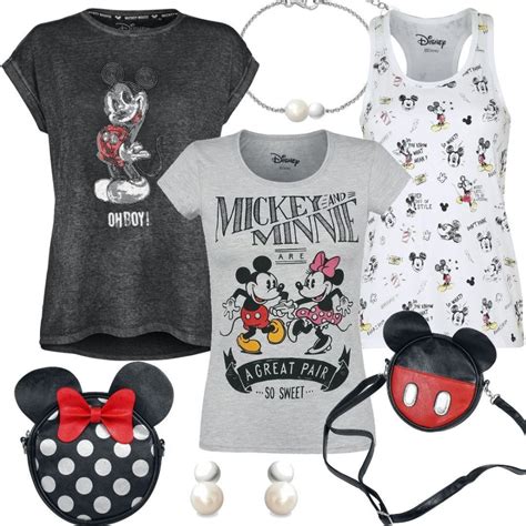 Micky Maus Mickey And Minnie Mouse Outfit Für Damen Zum Nachshoppen Auf