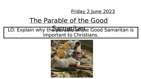 Good Samaritan | Teaching Resources