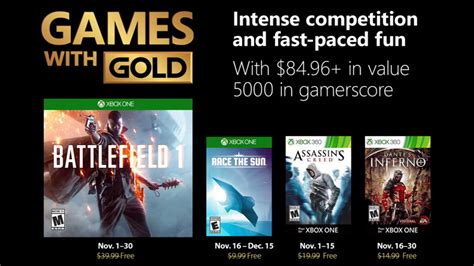 Confira Os Jogos Do Xbox Live Gold De Novembro De 2018 GameVicio