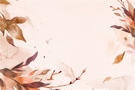 Autumn Watercolors Wallpapers Wallpaper Cave