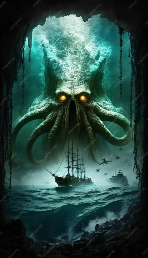 Premium AI Image | The call of cthulhu is the movie poster for the ...