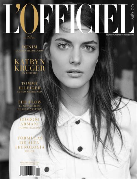 Катрин Крюгер в L’Officiel Mexico