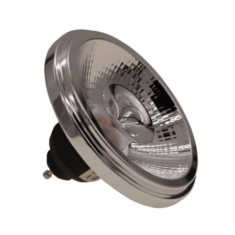 Led Ar111 Gu10 Spot 24° 12w Zwart Profolux