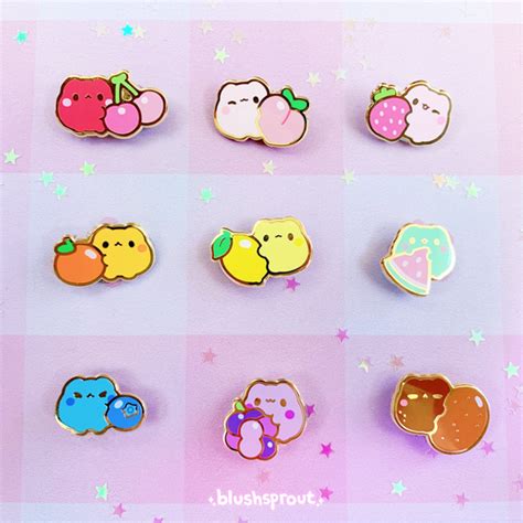 Cute Collectible Enamel Pins By Blushsprout Cute Frogs Cute