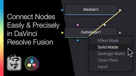 Connect Nodes Easily Precisely In Davinci Resolve Fusion Youtube