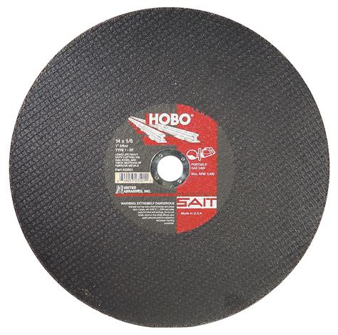 UNITED ABRASIVES SAIT 14 In Type 1 Aluminum Oxide Abrasive Cut Off