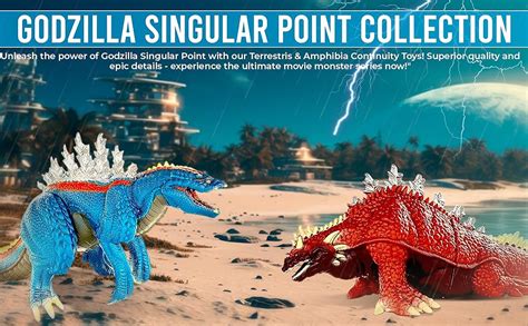 Amazon Twcare Set Of Godzilla Terrestris Amphibia Singular