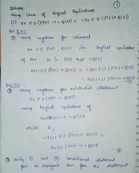 Solved Using The Laws Of Logical Equivalence Show Step By Step