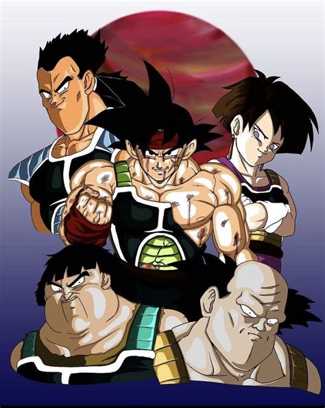 The Dragon Ball Characters Are Posing Together