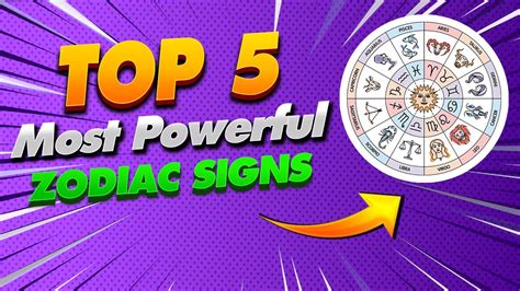 😎top 5 Most Powerful Zodiac Signs Strongest Star Signs 2021 Are You