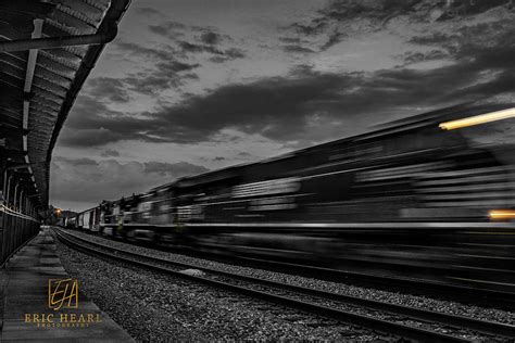 Long Black Train Photograph by Eric Hearl | Fine Art America