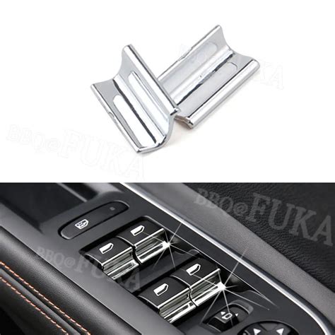 For 2014 2018 Peugeot 308 3008 Chrome ABS Car Door Window Lift Button