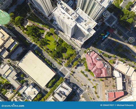 Top View Of Terra 28th Bonifacio High Street And Fort Strip Stock