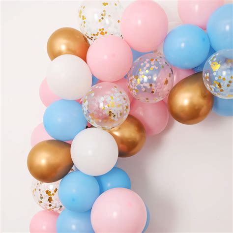 Gender Reveal Balloon Garland Kit Gender Reveal Party Supplies