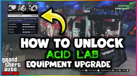 How To Unlock Acid Lab Equipment Upgrade GTA Online Help Guide YouTube