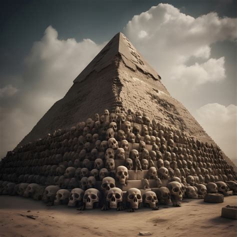 Pyramid Of Skulls Impossible Images Unique Stock Images For