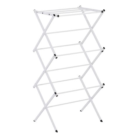 Compact Accordion Clothes Drying Rack The Container Store