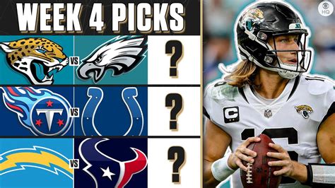 NFL Week 4 FREE Expert Picks BEST BETS O U PICKS TO WIN MORE CBS