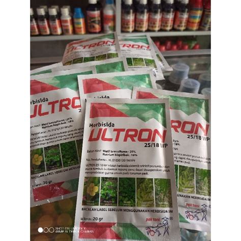 Jual Herbisida ULTRON 25 18 WP 20 Gram Herbisida Pra Dan Purna Pada