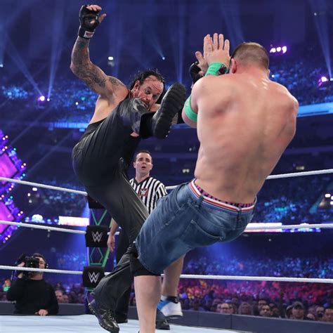 Wrestlemania 34 John Cena Vs The Undertaker WWE Photo 41293927