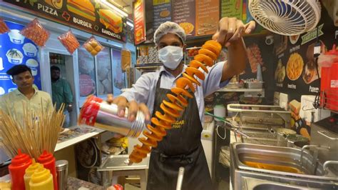 Master Of Twister Potato Jumbo Tornado Potato Indian Street Food