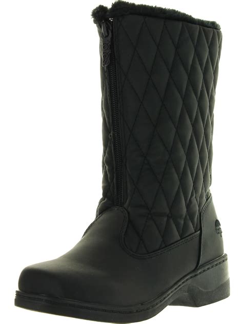 Totes Womens Quilty Fashion Waterproof Snow Boots