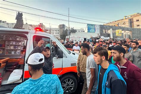 Morts Dans Une Attaque Contre Une Ambulance Gaza Alors Que Le