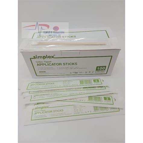 Simplex Cotton Tipped Applicator 2spksold Per Box Of 100pks