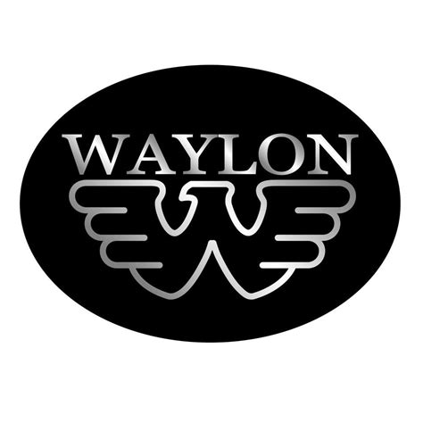 Waylon Jennings Silver On Black Vinyl Sticker Real Country Music Decal 20089 Usadesigns Vinyl