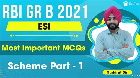 Rbi Gr B Phase Esi Most Important Mcqs On Schemes Part